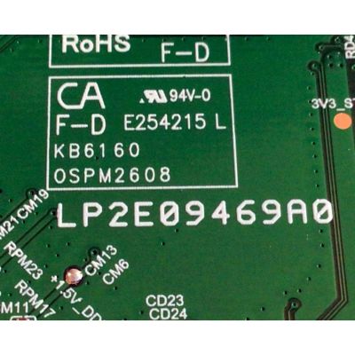MAIN FUENTE (COMBO) PARA TV ONN·ROKU TV HD SMART TV (32'') / NUMERO DE PARTE 317GAAMBA97CVT0030 / TPD.MS1603.PB751 / T19094-T / E254215 / KB6160 / OSPM2608 / 0SPM2608 / AMBA97CVTA20118462 / LP2E09469A0 / PANEL TPT320B5-XVN02.A REV:SG00D / MODELO 100012589 - Imagen 2
